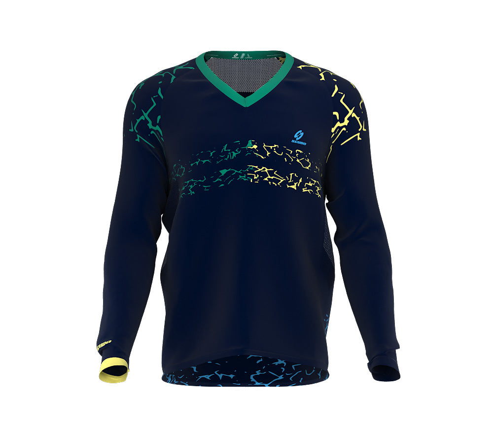 Aqua Scudopro Cycling MTB BMX Jersey Long Sleeve for Men and WomanAqua Scudopro Cycling MTB BMX Jersey Long Sleeve for Men and Woman