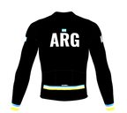 ScudoPro Pro Thermal Long Sleeve Cycling Jersey Country CODE Argentina Black | Men and Women