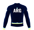 ScudoPro Pro Thermal Long Sleeve Cycling Jersey Country CODE Argentina Blue | Men and Women