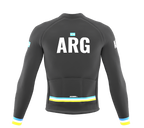 ScudoPro Pro Thermal Long Sleeve Cycling Jersey Country CODE Argentina Gray | Men and Women