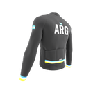 ScudoPro Pro Thermal Long Sleeve Cycling Jersey Country CODE Argentina Gray | Men and Women
