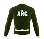 ScudoPro Pro Thermal Long Sleeve Cycling Jersey Country CODE Argentina Green | Men and Women