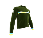 ScudoPro Pro Thermal Long Sleeve Cycling Jersey Country CODE Argentina Green | Men and Women