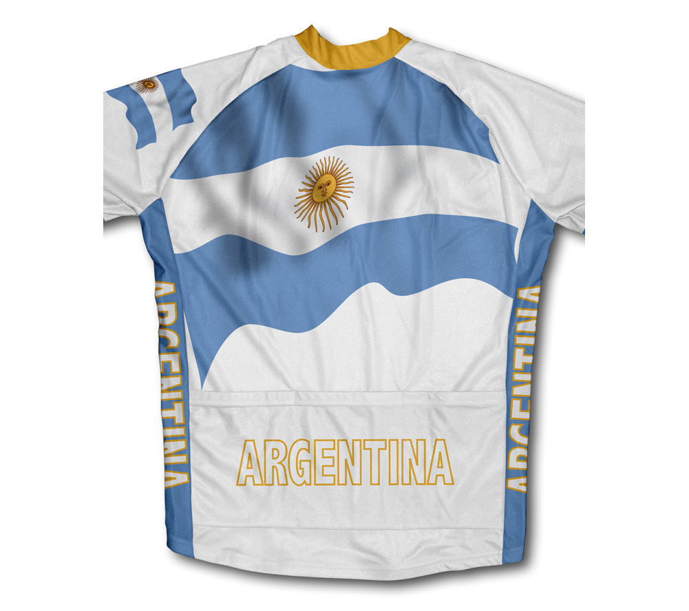 Argentina Flag Cycling Jersey for Men and Women