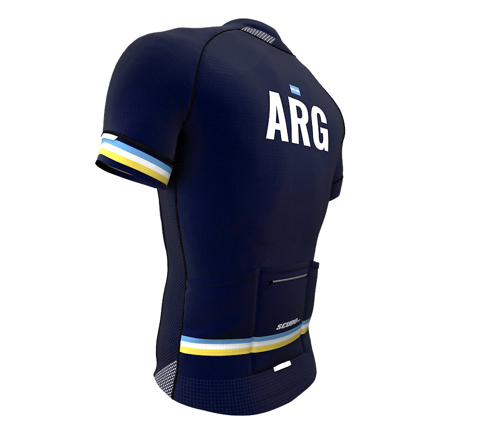 Argentina Blue CODE Short Sleeve Cycling PRO Jersey for Men and Women