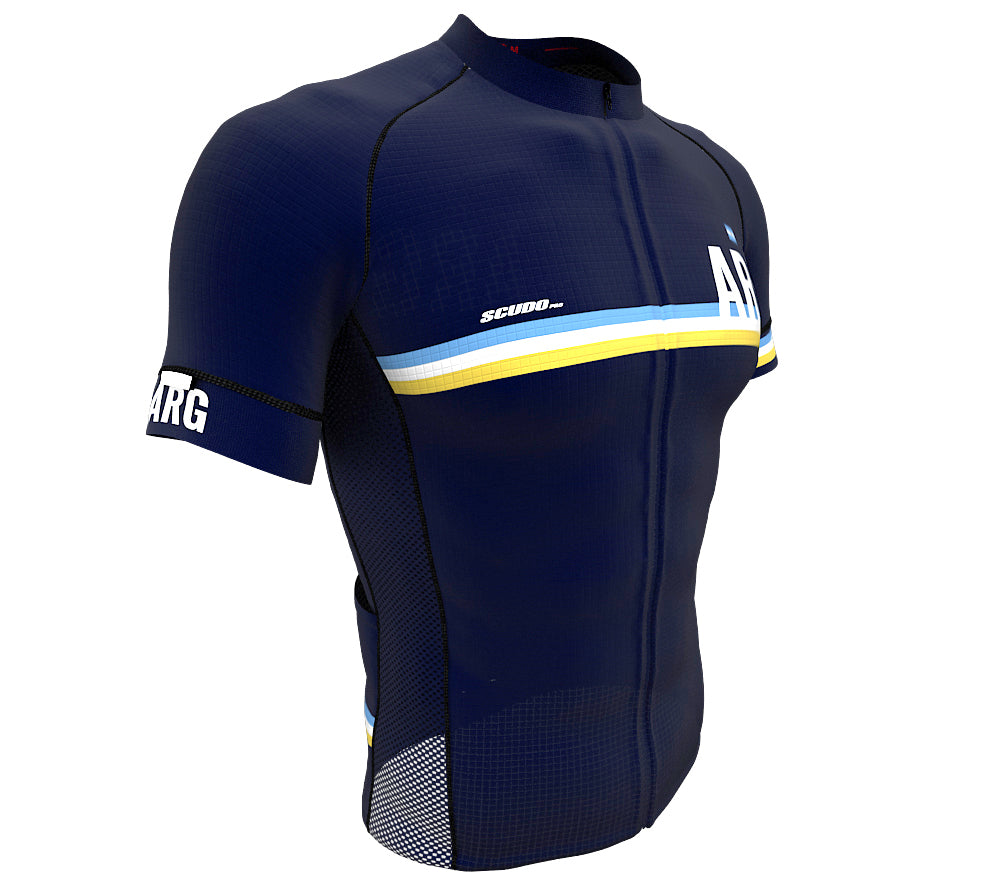 Argentina Blue CODE Short Sleeve Cycling PRO Jersey for Men and Women