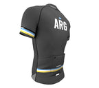 Argentina Gray CODE Short Sleeve Cycling PRO Jersey for Men and Women