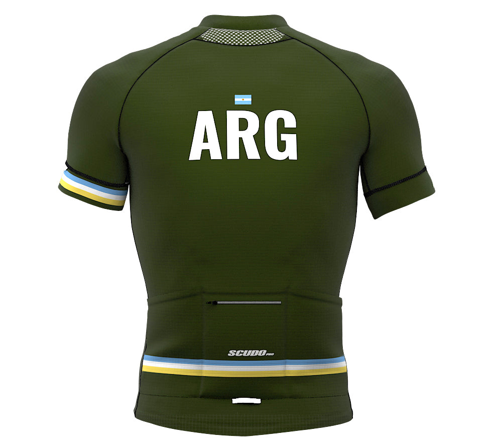 Argentina Green CODE Short Sleeve Cycling PRO Jersey for Men and Women
