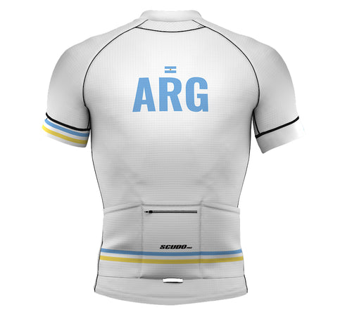 Argentina White CODE Short Sleeve Cycling PRO Jersey for Men and Women