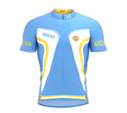 Argentina  Full Zipper Bike Short Sleeve Cycling Jersey