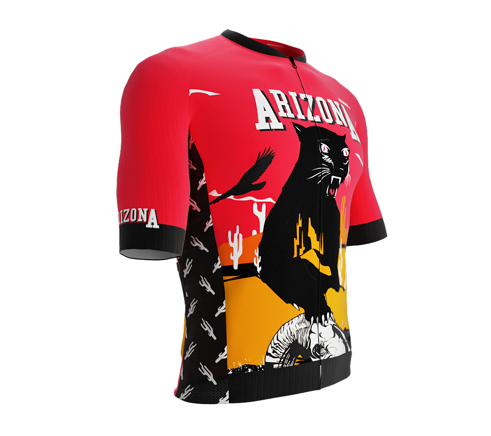 ScudoPro Pro-Elite Short Sleeve Cycling Jersey Arizona USA State Icon landmark symbol identity  | Men and Women
