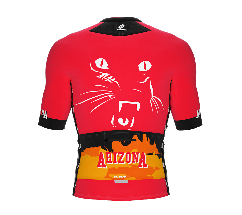 ScudoPro Pro-Elite Short Sleeve Cycling Jersey Arizona USA State Icon landmark symbol identity  | Men and Women