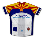 Arizona Flag Short Sleeve Cycling Jersey for Men and Women