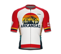 ScudoPro Pro-Elite Short Sleeve Cycling Jersey Arkansas USA State Icon landmark symbol identity  | Men and Women