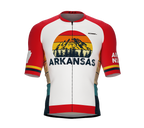 ScudoPro Pro-Elite Short Sleeve Cycling Jersey Arkansas USA State Icon landmark symbol identity  | Men and Women