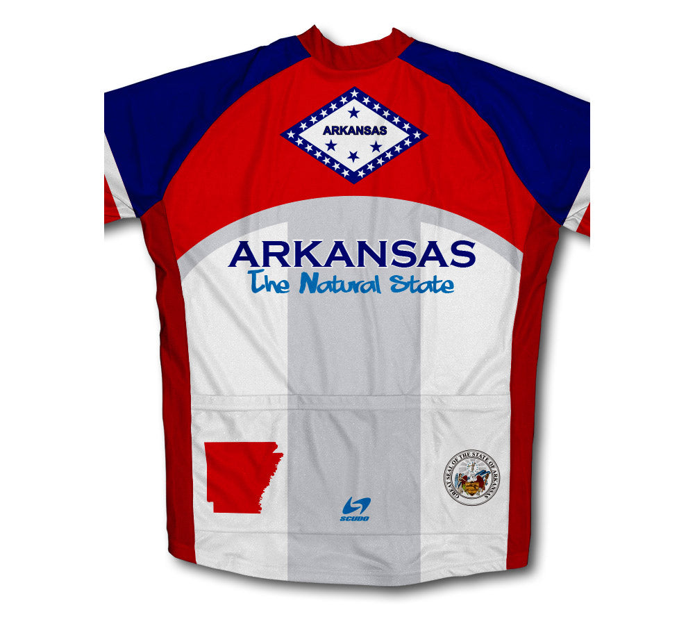 Arkansas Flag Winter Thermal Cycling Jersey