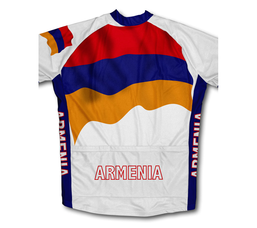 Armenia Flag Winter Thermal Cycling Jersey