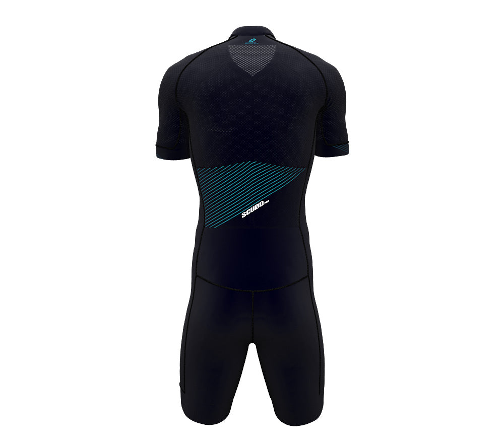 Armor Blue Scudopro Cycling Speedsuit for Man