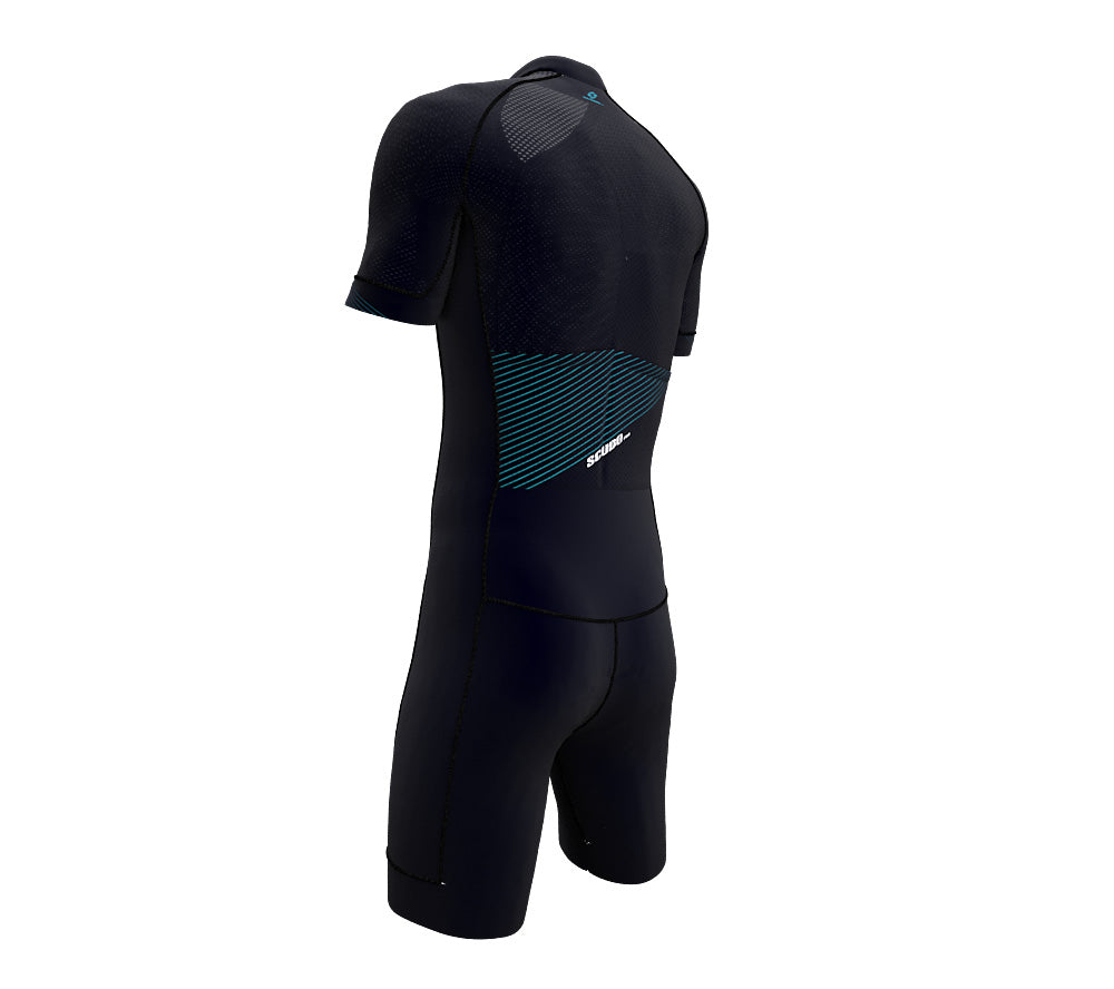 Armor Blue Scudopro Cycling Speedsuit for Man