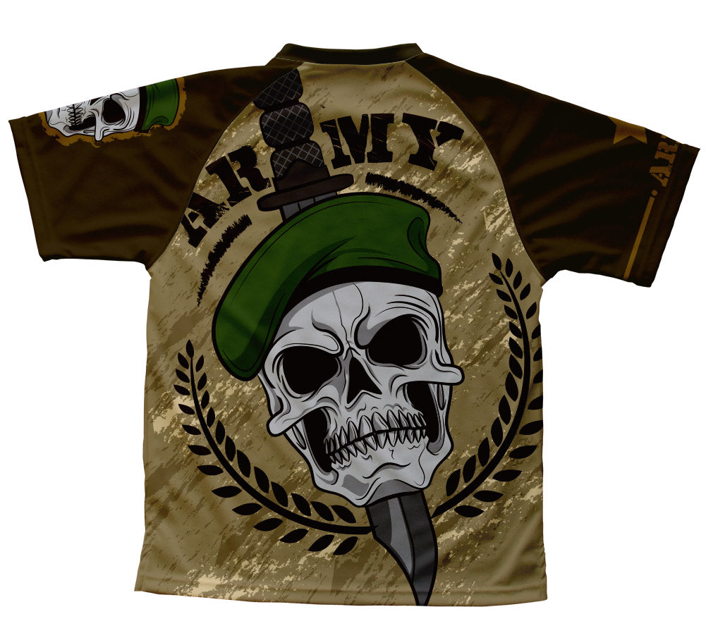 Army Skull Technical T-Shirt for Men and Women