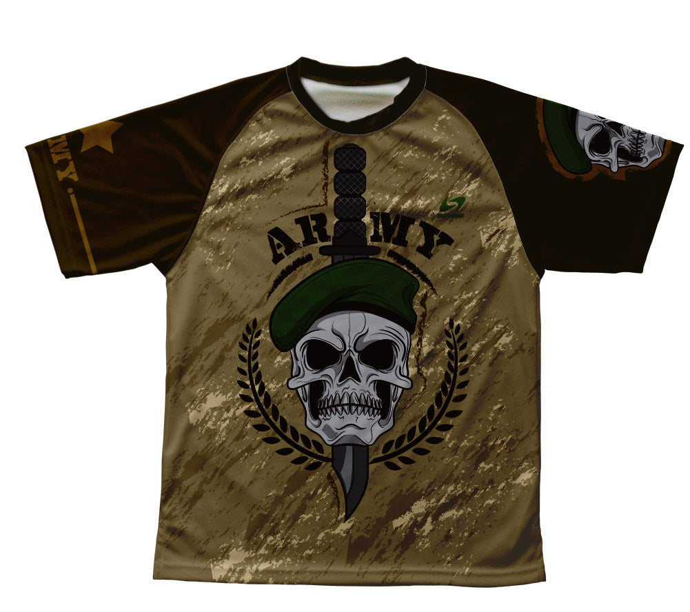 Army Skull Technical T-Shirt for Men and Women