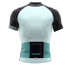 Arrows Blue Short Sleeve Cycling PRO Jersey