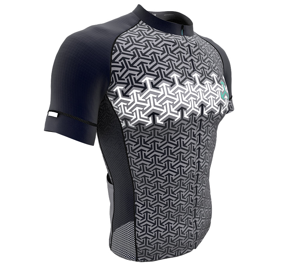 Arrows Gray Short Sleeve Cycling PRO Jersey