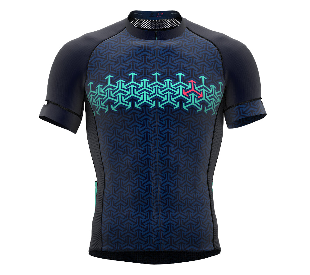 Arrows Green Short Sleeve Cycling PRO Jersey