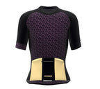 Arrows Purple Short Sleeve Cycling PRO Jersey