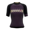 Arrows Purple Short Sleeve Cycling PRO Jersey