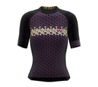 Arrows Purple Short Sleeve Cycling PRO Jersey