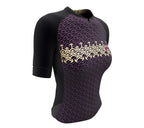 Arrows Purple Short Sleeve Cycling PRO Jersey