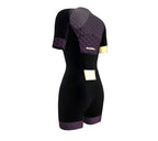 Arrows Purple Scudopro Cycling Skin Suit Short Sleeve for Woman