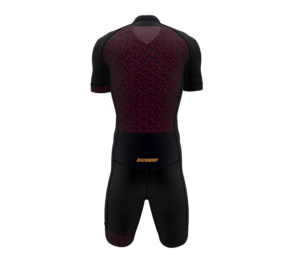 Arrows Red Scudopro Cycling Speedsuit for Man