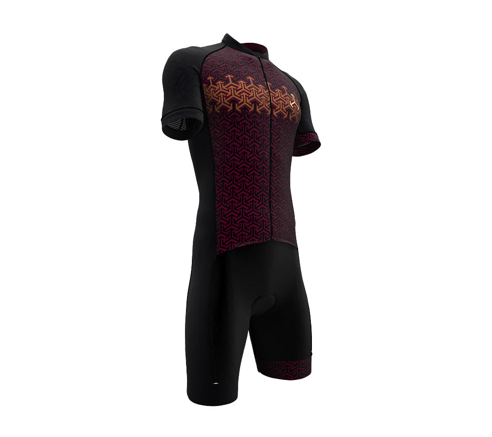 Arrows Red Scudopro Cycling Speedsuit for Man