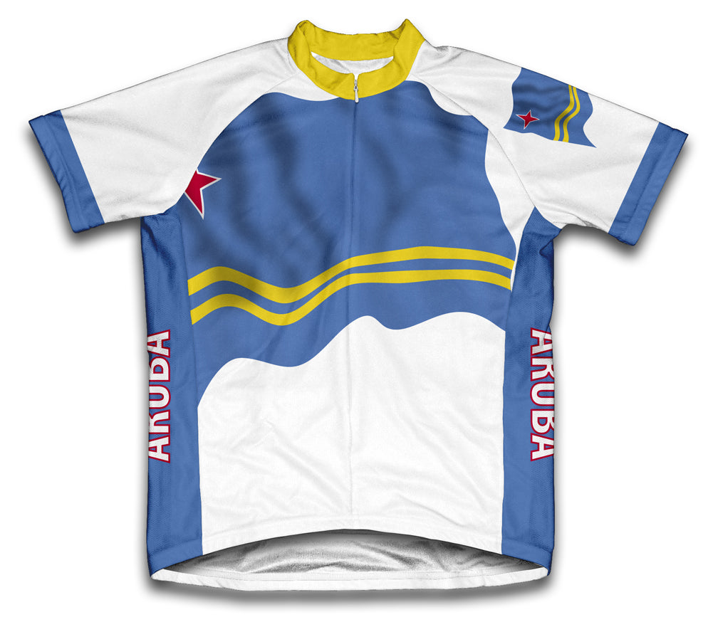 Aruba Flag Cycling Jersey for Men and Women
