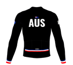 ScudoPro Pro Thermal Long Sleeve Cycling Jersey Country CODE Australia Black | Men and Women