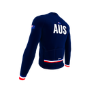 ScudoPro Pro Thermal Long Sleeve Cycling Jersey Country CODE Australia Blue | Men and Women