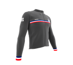 ScudoPro Pro Thermal Long Sleeve Cycling Jersey Country CODE Australia Gray | Men and Women