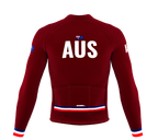 ScudoPro Pro Thermal Long Sleeve Cycling Jersey Country CODE Australia Vine | Men and Women