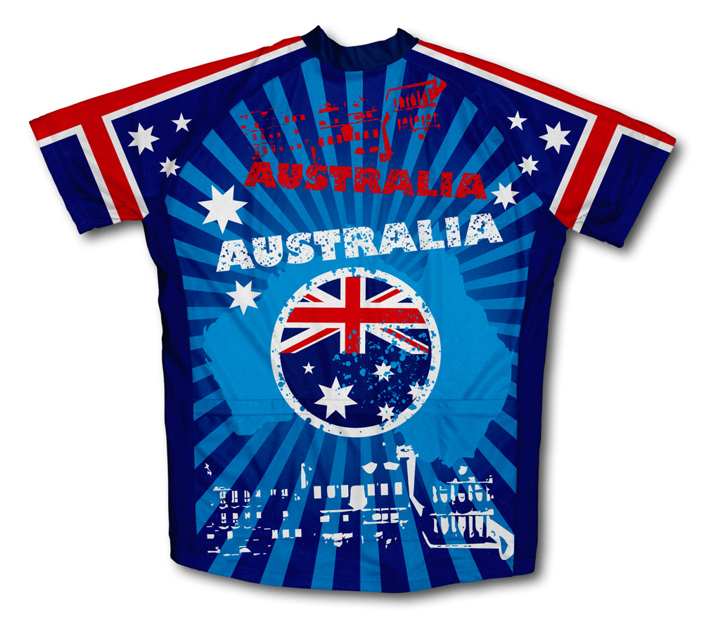 Australia Short Sleeve Cycling Jersey for Men and Women