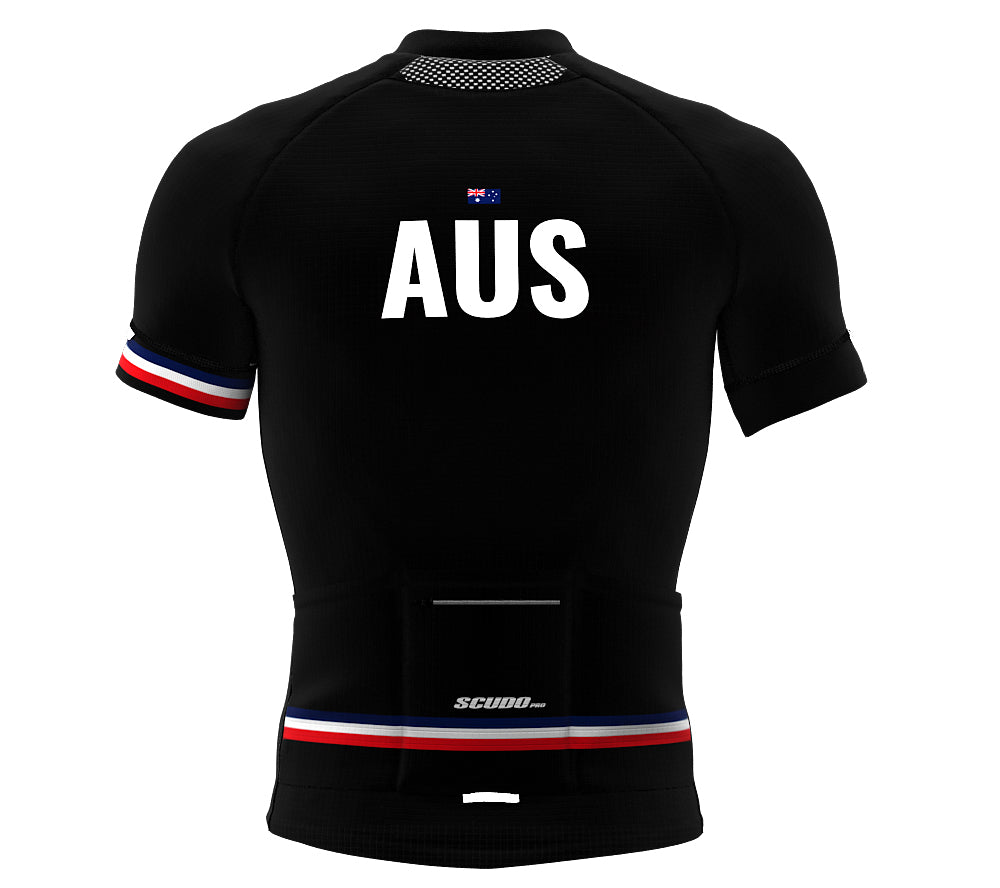 Australia Black CODE Short Sleeve Cycling PRO Jersey for Men and Women