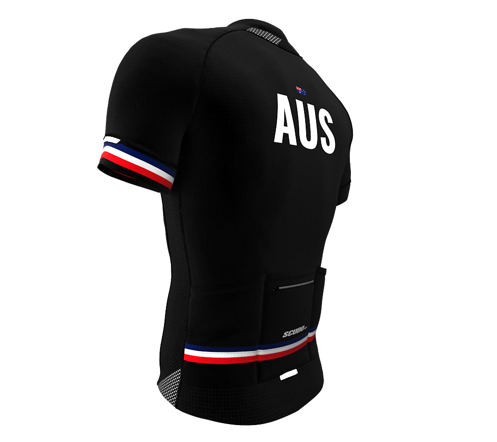 Australia Black CODE Short Sleeve Cycling PRO Jersey for Men and Women