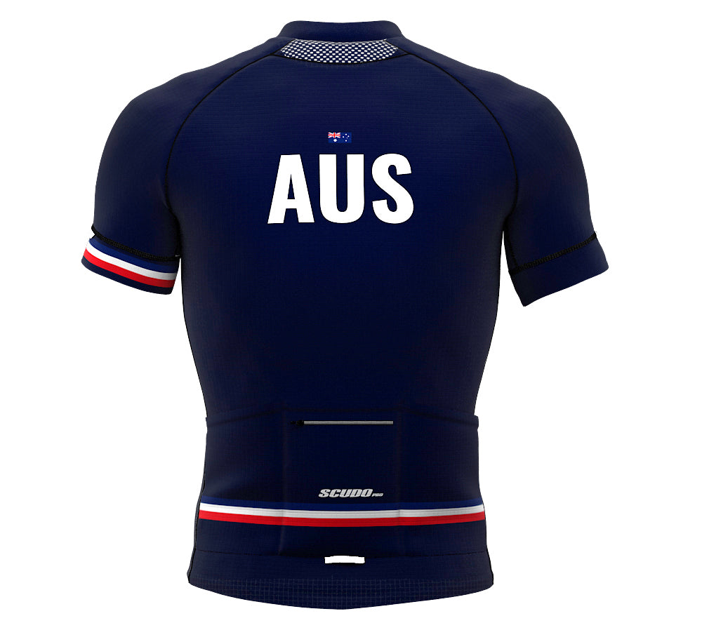 Australia Blue CODE Short Sleeve Cycling PRO Jersey for Men and Women