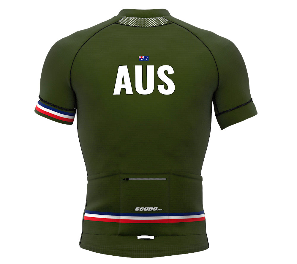 Australia Green CODE Short Sleeve Cycling PRO Jersey for Men and Women