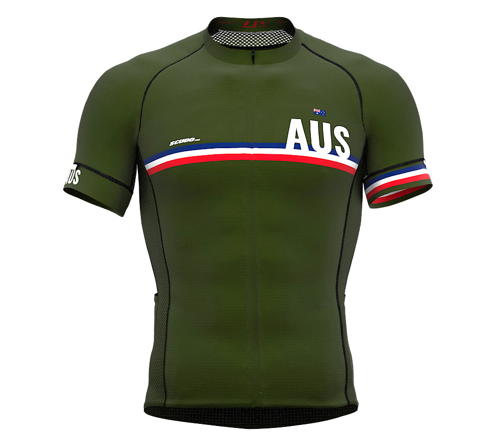 Australia Green CODE Short Sleeve Cycling PRO Jersey for Men and WomenAustralia Green CODE Short Sleeve Cycling PRO Jersey for Men and Women