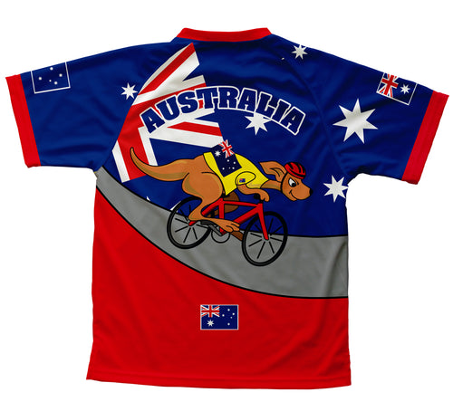 Australia Kangaroo Rider Technical T-Shirt for Men and Women