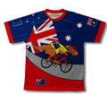 Australia Kangaroo Rider Technical T-Shirt for Men and Women