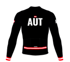 ScudoPro Pro Thermal Long Sleeve Cycling Jersey Country CODE Austria Black | Men and Women