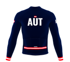 ScudoPro Pro Thermal Long Sleeve Cycling Jersey Country CODE Austria Blue | Men and Women
